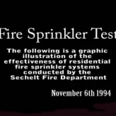 Sprinkler Demonstration