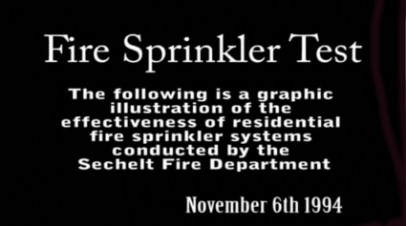 Sprinkler Demonstration