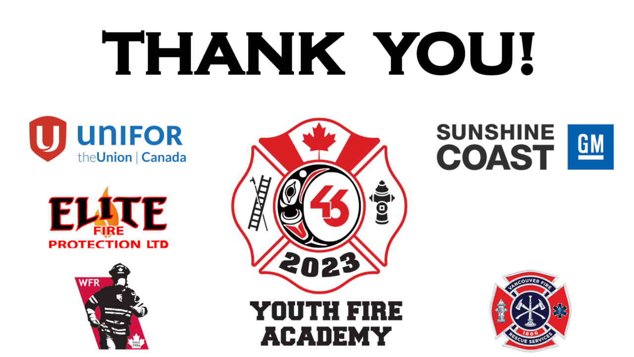 2023 Youth Firefighter Academy Sechelt Fire Department